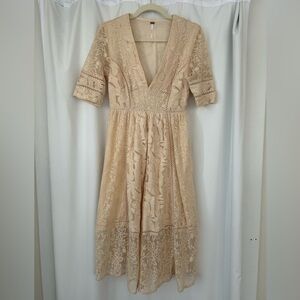 Free People Mountain Laurel Dress Bohemian Chic